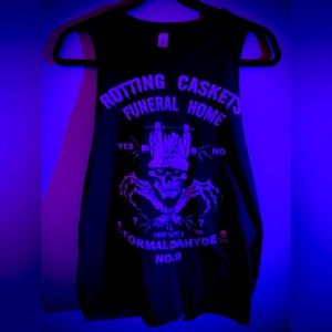 Women’s Goth Frankenstein Cutoff Tank Top